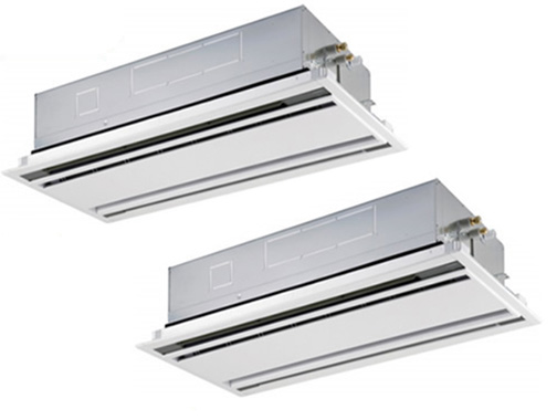 “新商品”天井埋込カセット形（天カセ）ダブルフロータイプ【6馬力】